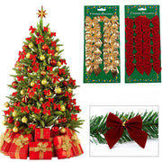 Christmas tree bow ornaments - MRSLM