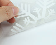 snowflake window stickers, view 4 - MRSLM
