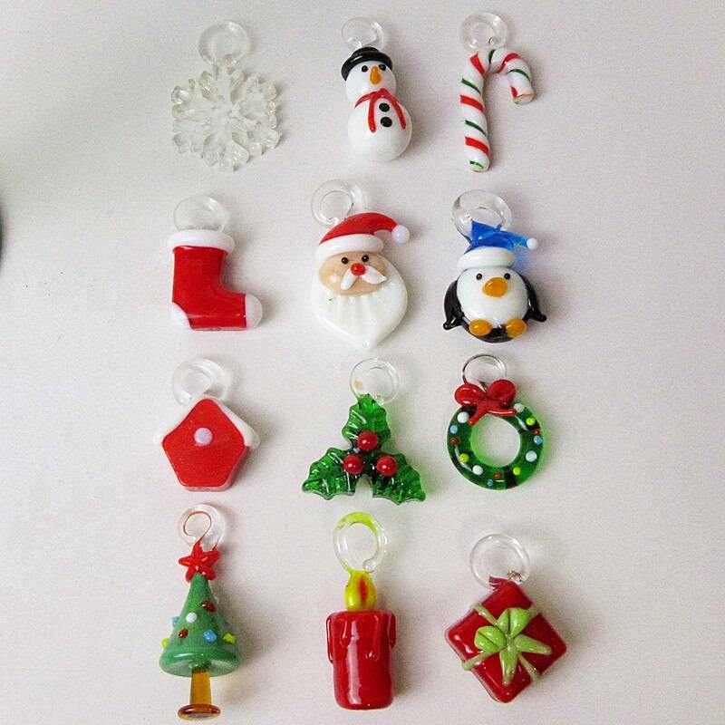 glass tree christmas figurine, view 2 - MRSLM
