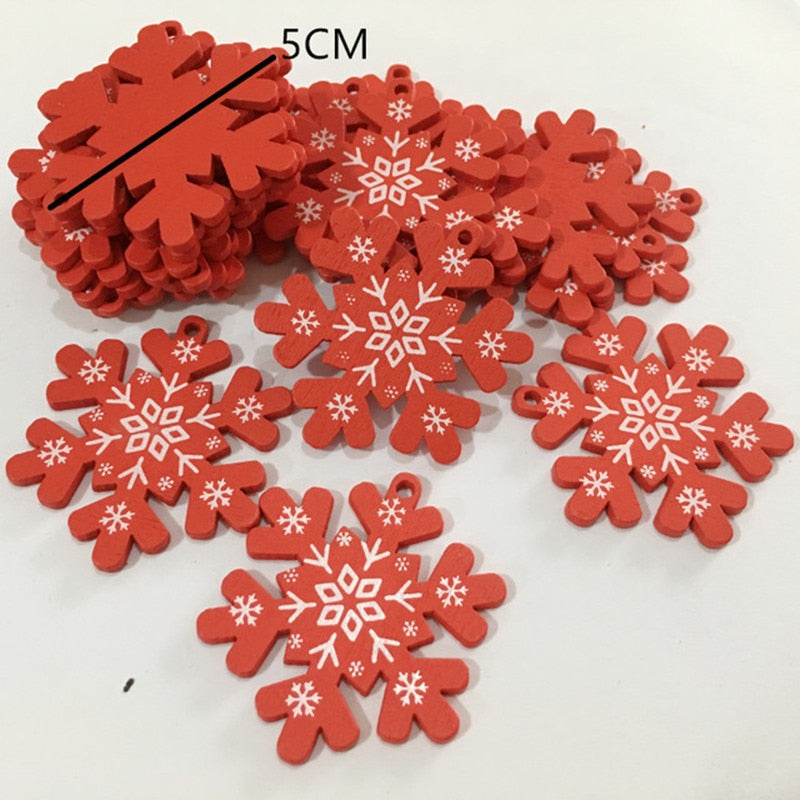 wooden christmas pendants, view 10 - MRSLM