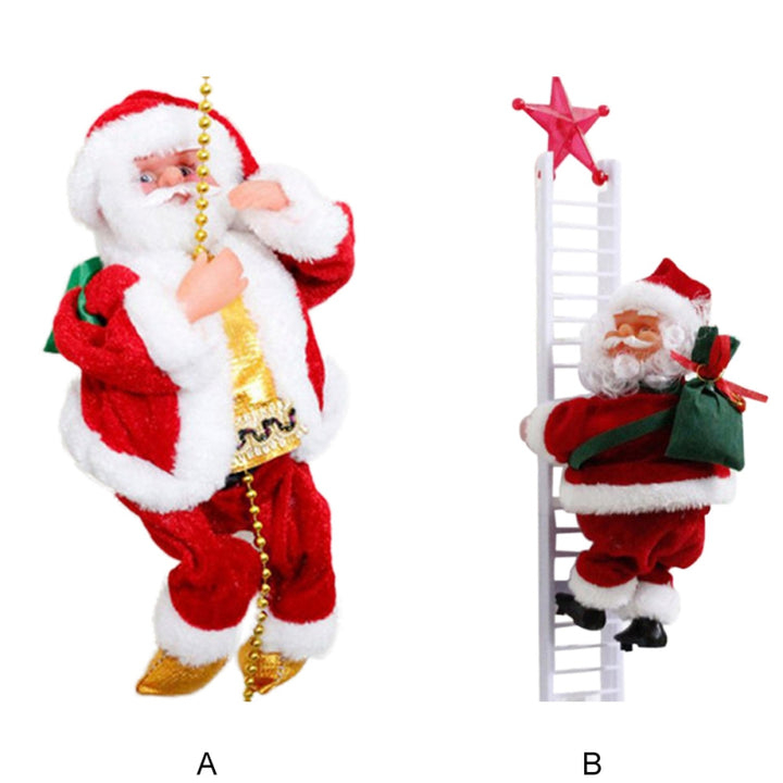 Musical Santa Claus Hanging Christmas Decoration