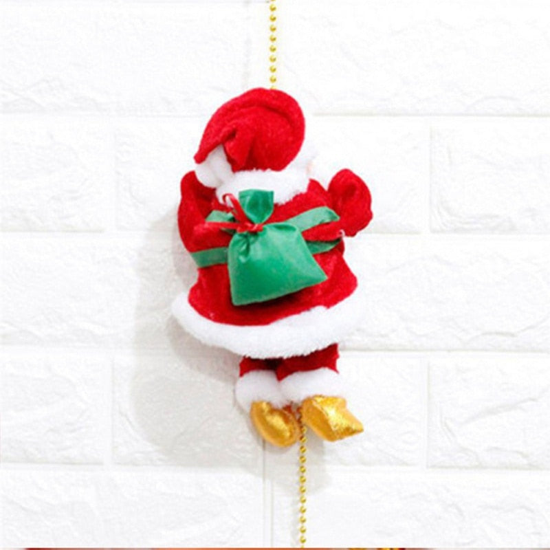 Musical Santa Claus Hanging Christmas Decoration