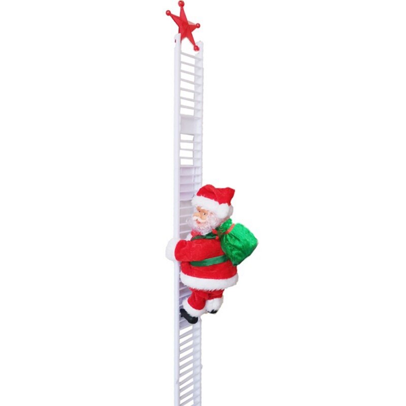 Musical Santa Claus Hanging Christmas Decoration