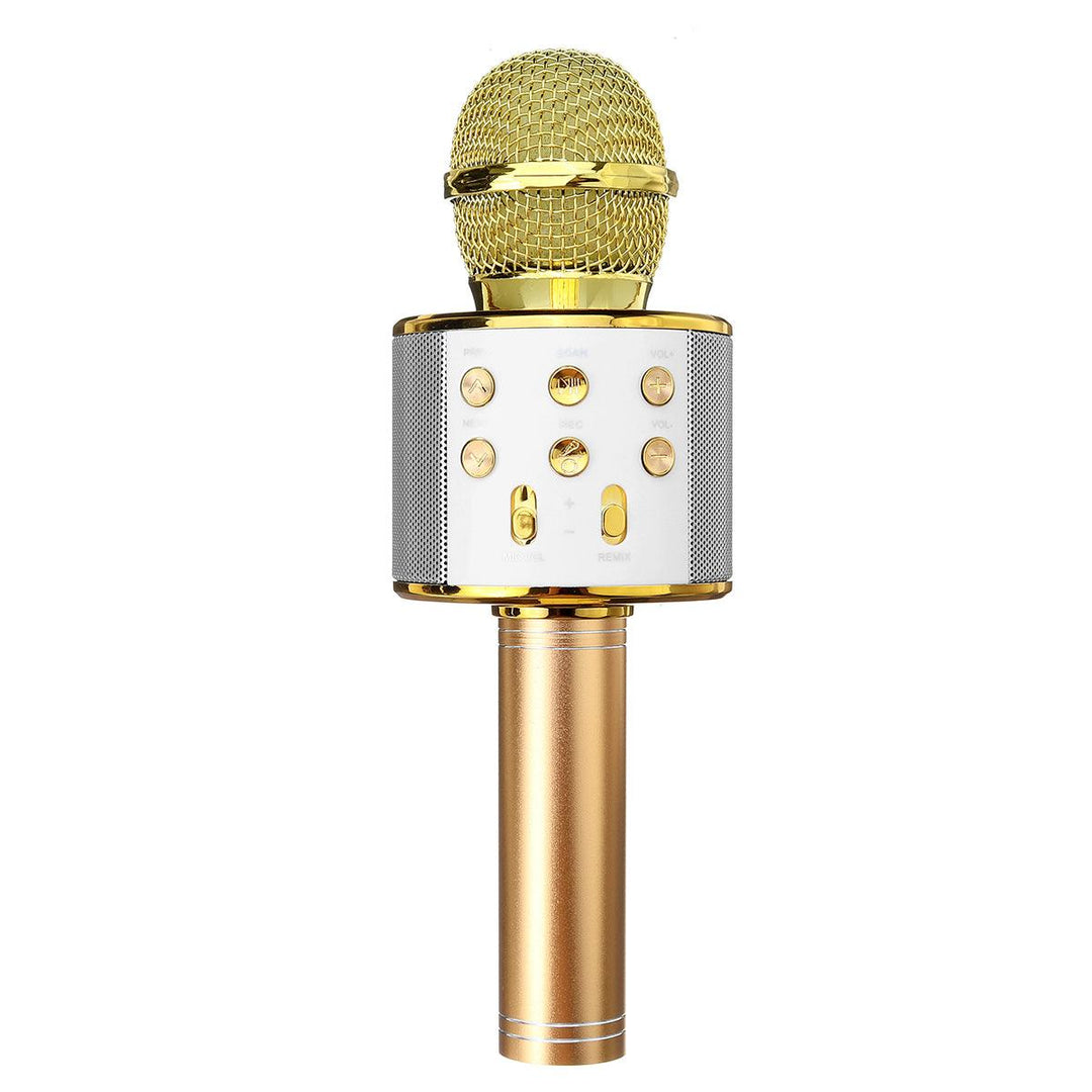 WS858 bluetooth 4.0 Wireless Microphone Speaker KTV Karaoke Player for Youtube Tiktok Live Broadcast - MRSLM