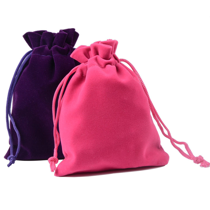 Colorful Velvet Jewelry Bags (10pcs/Set)