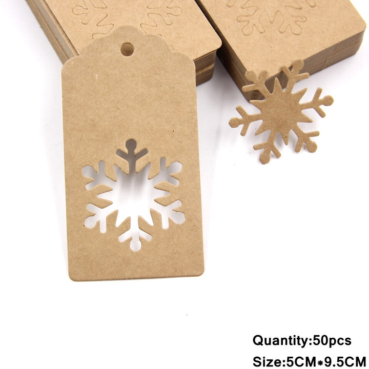 Set of 50 Kraft Paper Tags