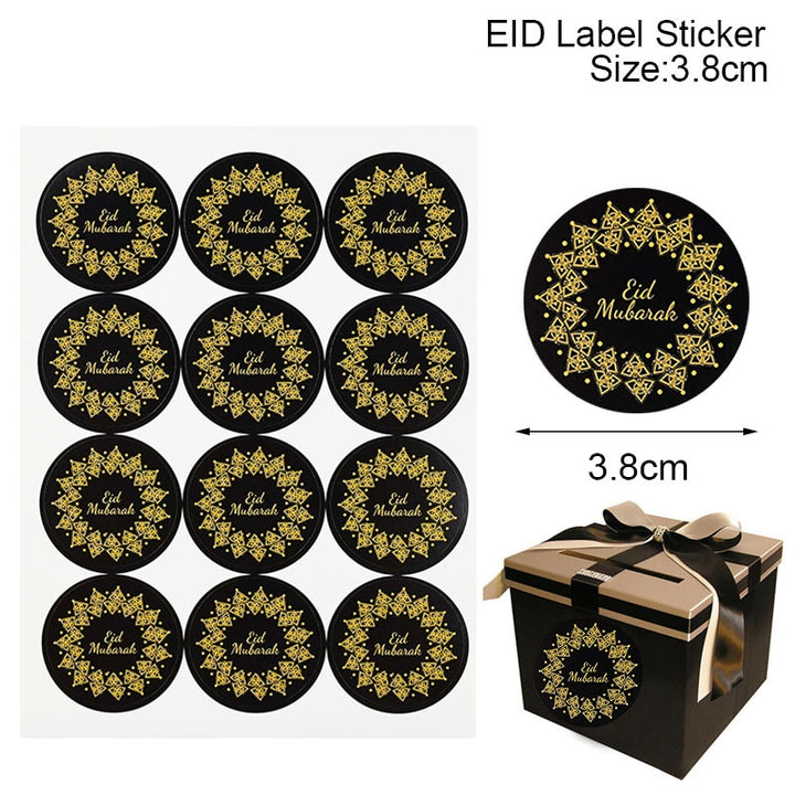 Eid Paper Gift Stickers