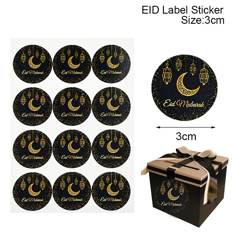 Eid Paper Gift Stickers