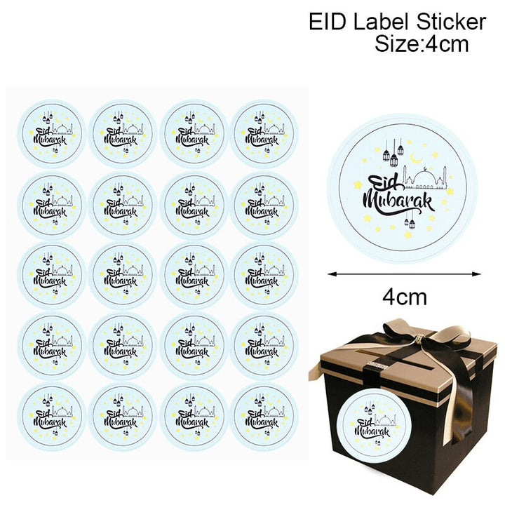 Eid Paper Gift Stickers