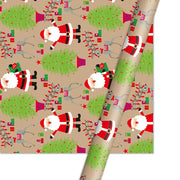 kraft paper christmas wrapping paper, view 2 - MRSLM