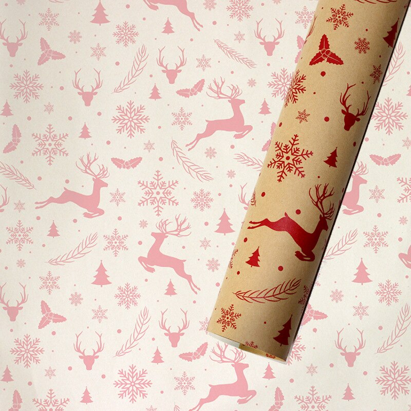 kraft paper christmas wrapping paper, view 21 - MRSLM