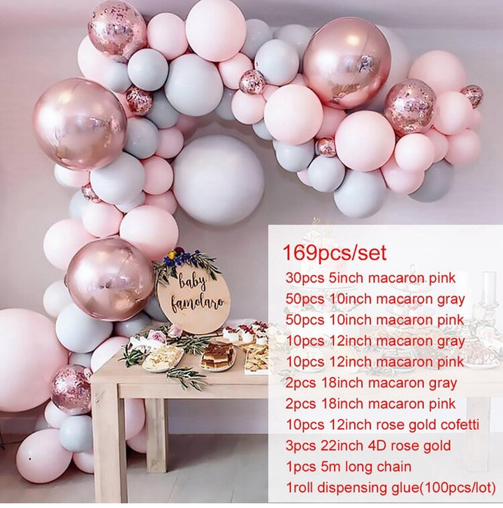 Stylish Balloon Garland for Wedding Party 169 pcs Set