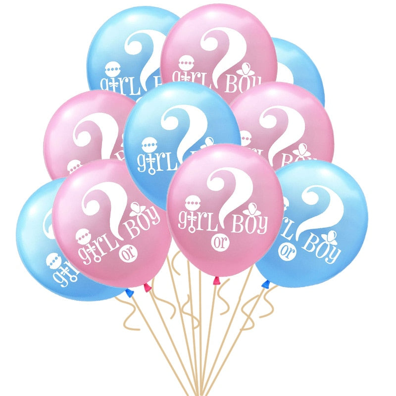 Gender Reveal Party Tableware Set & Decorations