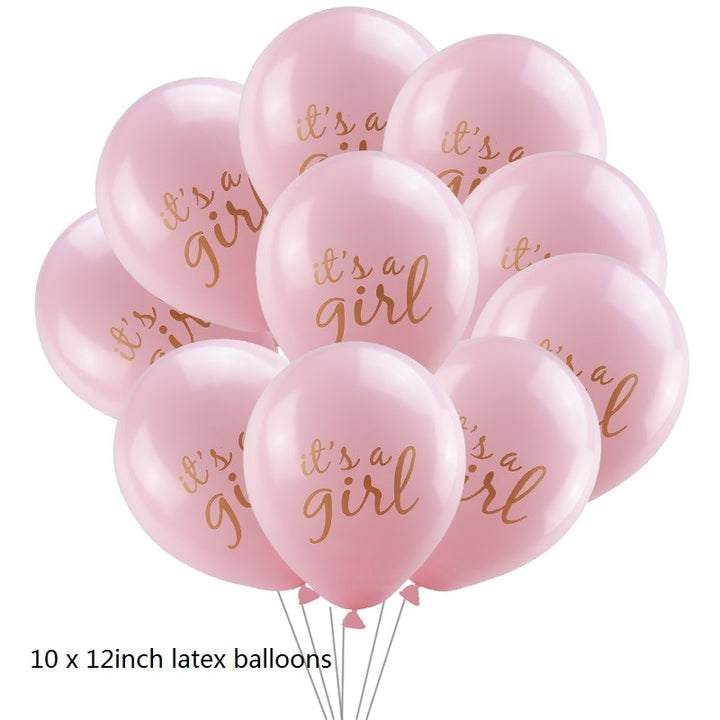 Gender Reveal Party Tableware Set & Decorations