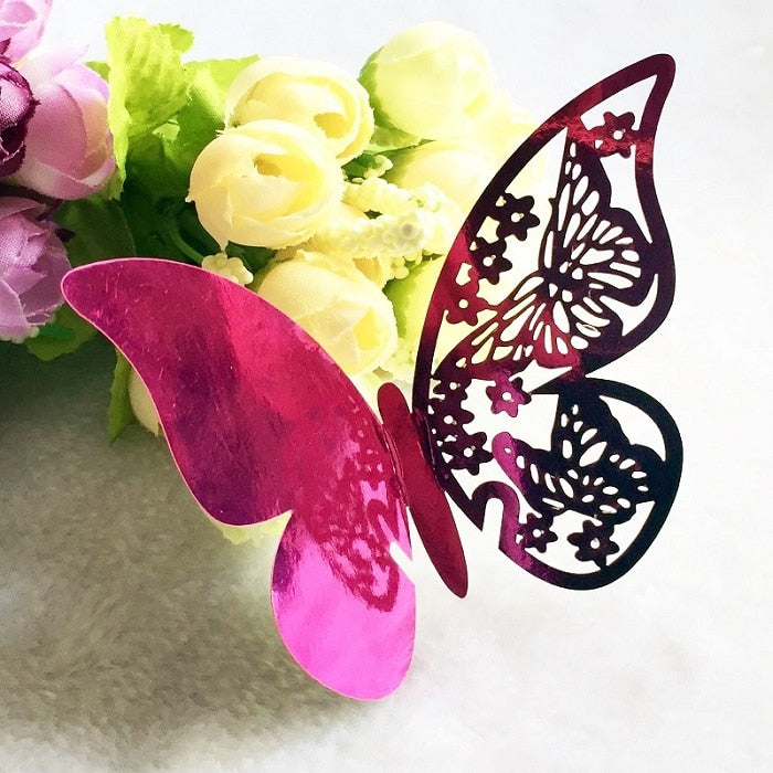 Butterfly Shaped Glass Tags