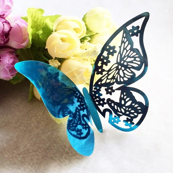 Butterfly Shaped Glass Tags