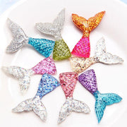mermaid tail cake toppers, view 2 - MRSLM
