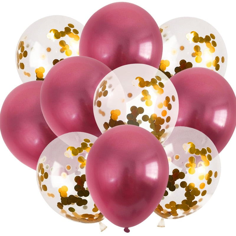 metallic latex party balloons, view 19 - MRSLM