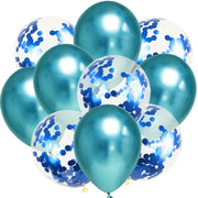 metallic latex party balloons, view 9 - MRSLM