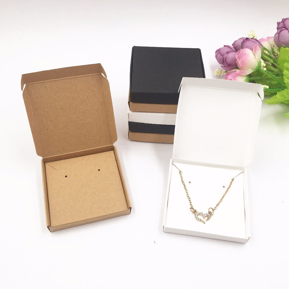 50 pcs/ Set Jewelry Paper Box