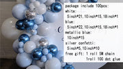 metallic balloon garland arch kit, view 7 - MRSLM