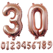 number shaped foil balloons - MRSLM