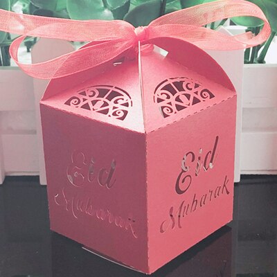 Happy Eid Mubarak Gift Box 10-100 Pcs Set