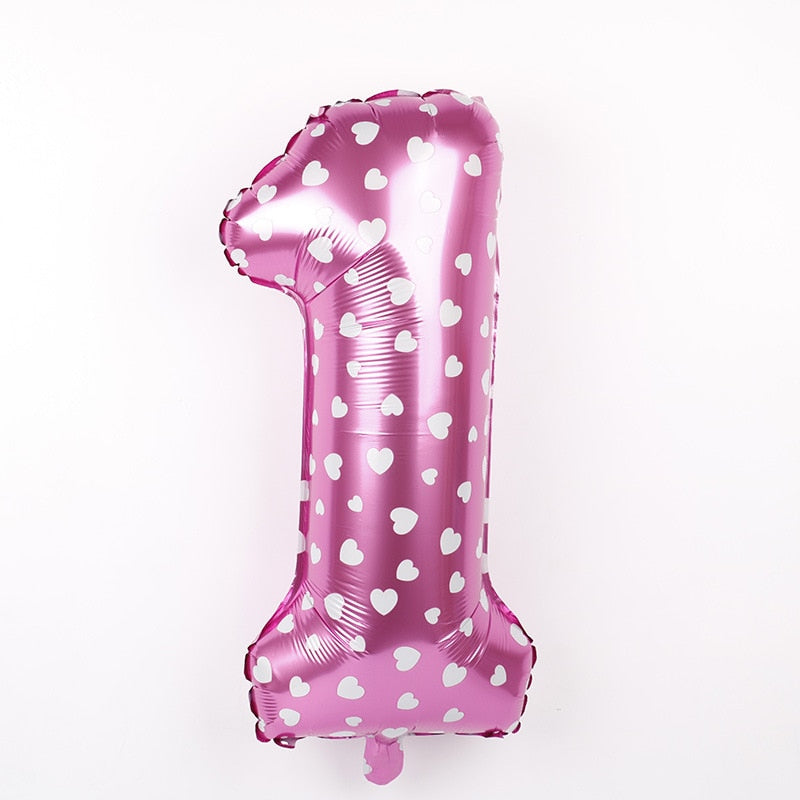 Number Shaped Foil Balloons for Birthday Party