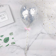 confetti balloon cake topper set, view 6 - MRSLM