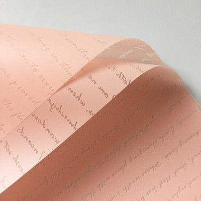 letter printed wrapping paper, view 19 - MRSLM