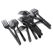 disposable plastic forks set, view 6 - MRSLM