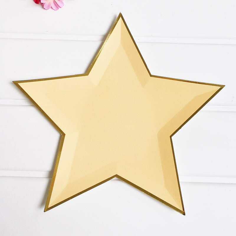 Star Shaped Paper Plates