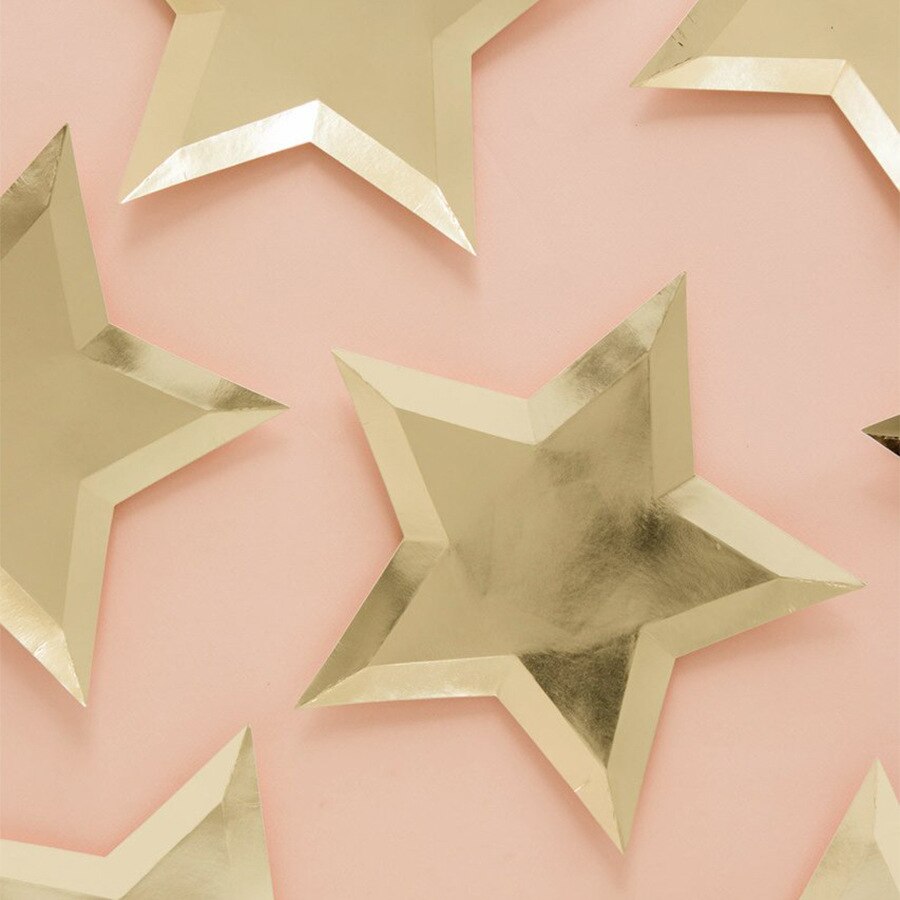 Star Shaped Paper Plates