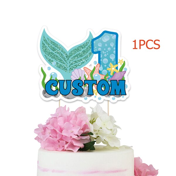 mermaid tail table centerpiece, view 15 - MRSLM