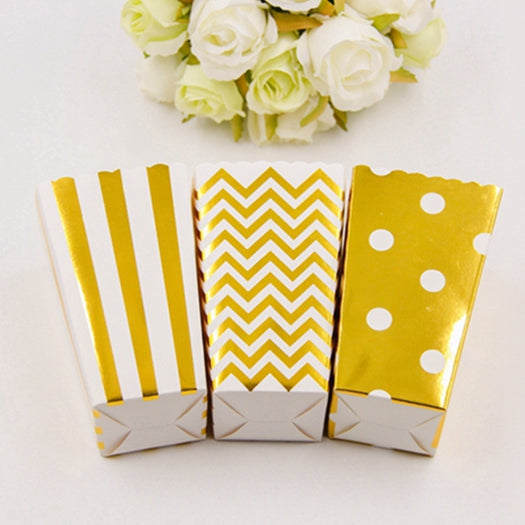 Paper Popcorn Boxes Set