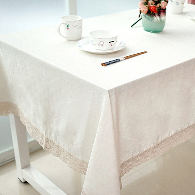 linen cotton tablecloth, view 2 - MRSLM