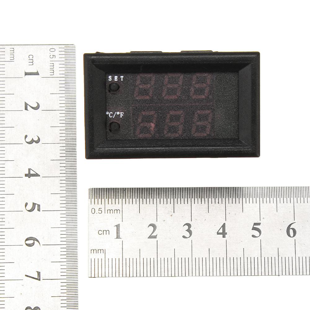 W2809 W1209WK DC12V Digital LED Thermostat Temperature Controller Module Smart Temp Sensor Board with Waterproof NTC Sensor - MRSLM
