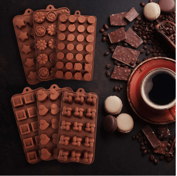 Silicone Chocolate Mold 29 Shapes Chocolate Baking Tools Non-stick Silicone Cake Mold - MRSLM