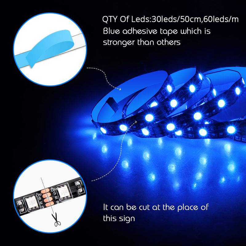 12V RGB LED strip, view 10 - MRSLM