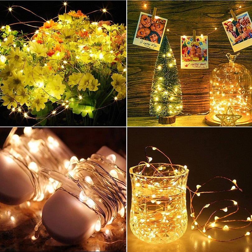 Copper Wired LED String Lights