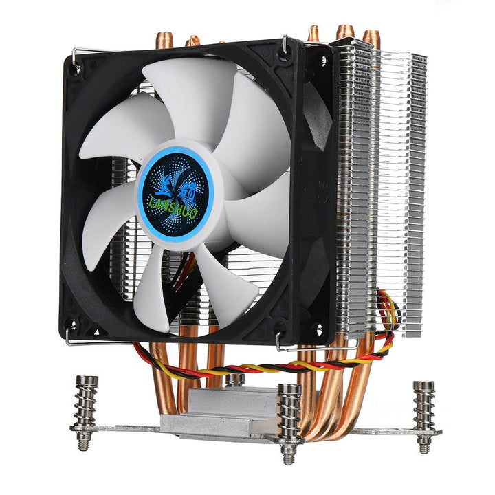 CPU Cooler 4 Copper Heatpipe Cooler Cooling Fan 90mm 3Pin CPU Cooler Fan Cooling Heatsink Radiator for Intel LGA 2011 X79 X99 299 - MRSLM
