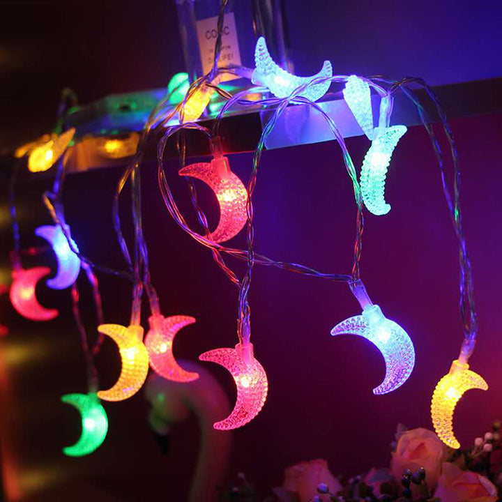 Moon Shaped LED String Light