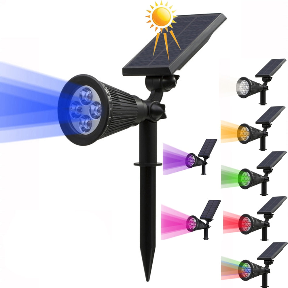 Adjustable Angle Solar Energy Outdoor Lawn Lamp