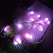 heart shaped LED string light, view 9 - MRSLM