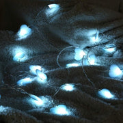 heart shaped LED string light, view 7 - MRSLM