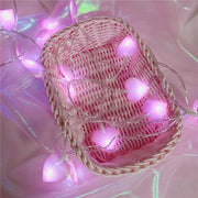 heart shaped LED string light, view 8 - MRSLM