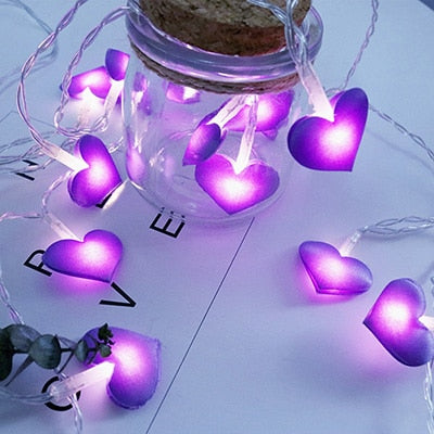 Love Heart Shaped LED String Light