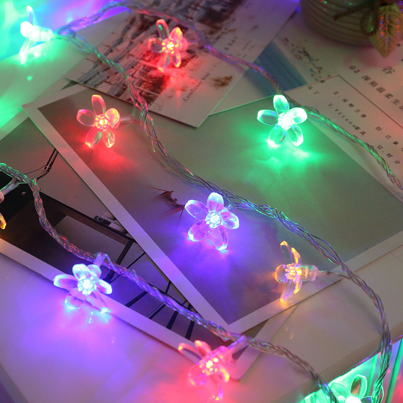 cherry blossom LED string lights, view 13 - MRSLM