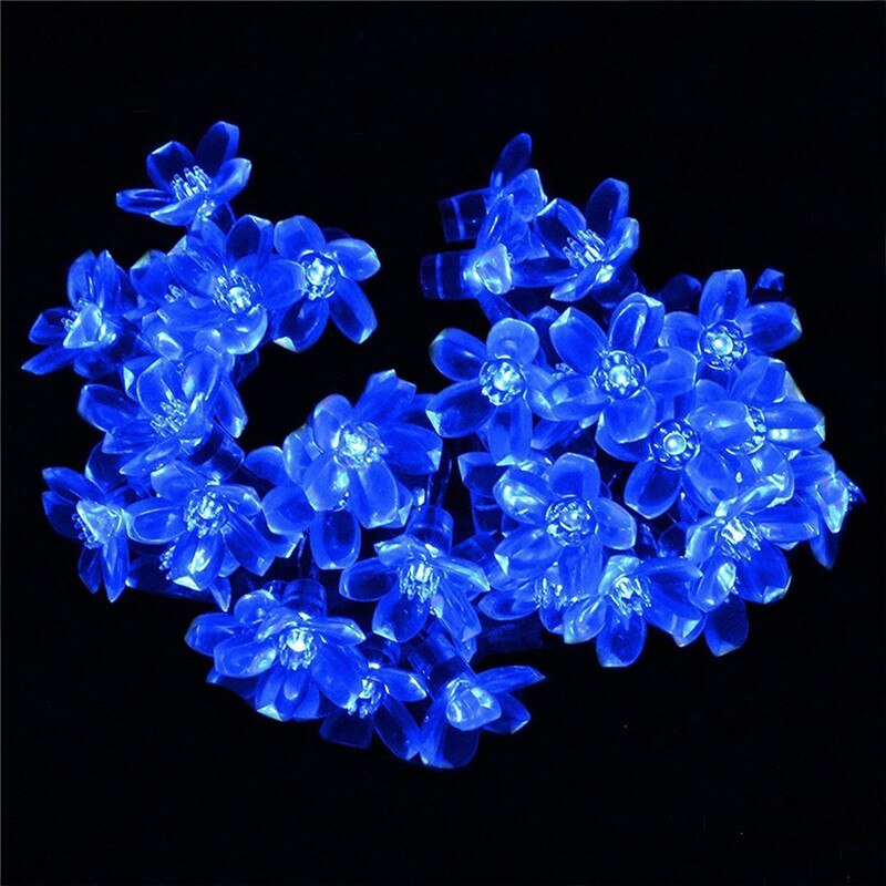 cherry blossom LED string lights, view 8 - MRSLM