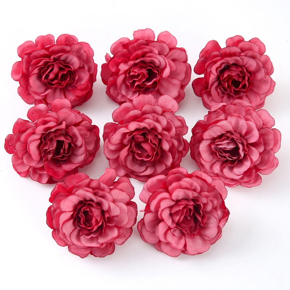 Small Artificial Flowers for Party 10 Pcs Set